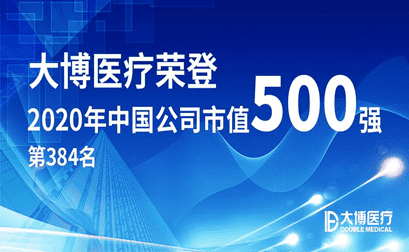Double Medical è entrata nelle prime 500 società cinesi per capitalizzazione di mercato in 2020!